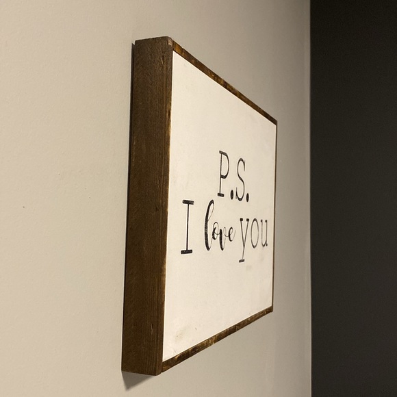 16 x12.5 wooden sign - Picture 2 of 3